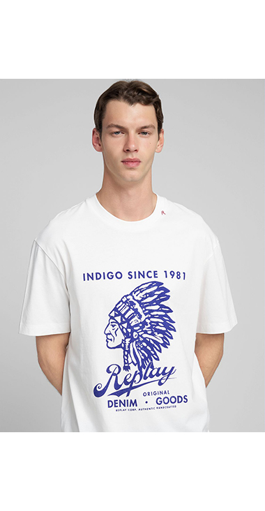 リラックスフィット ヘビーコットンジャージーNative Tシャツ 詳細画像